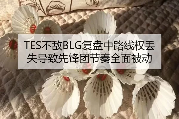 TES不敌BLG复盘中路线权丢失导致先锋团节奏全面被动